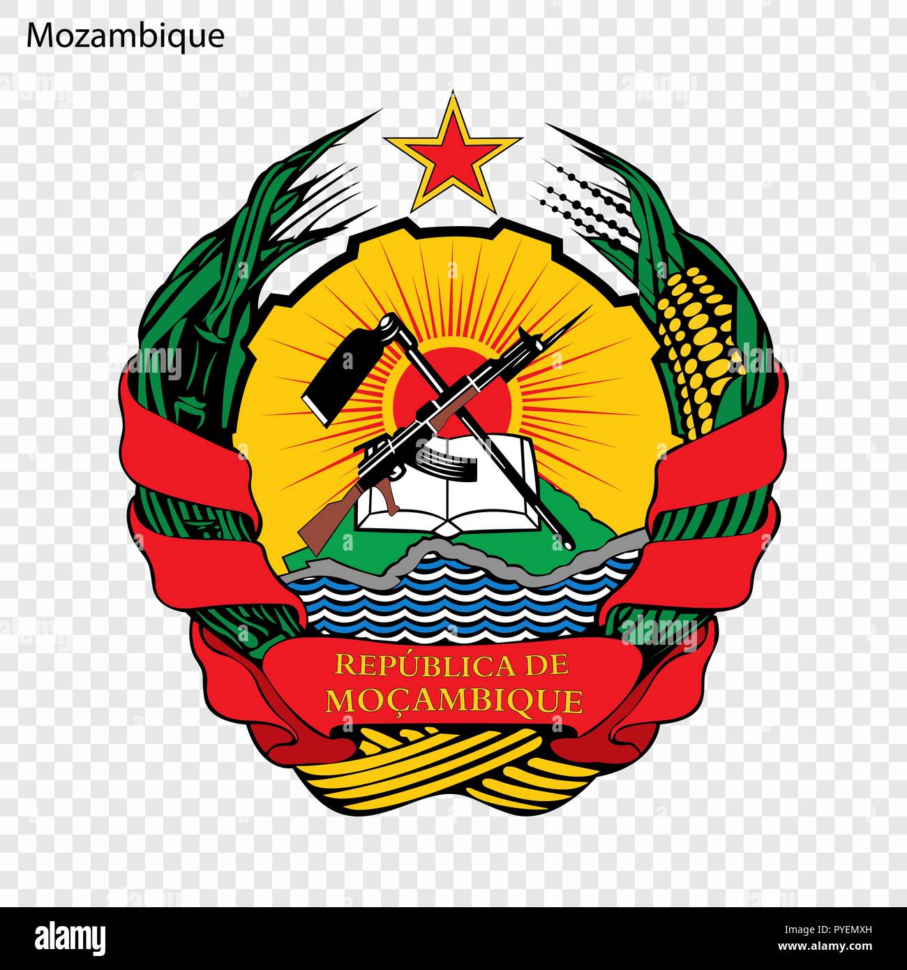 Mozambique National Logo